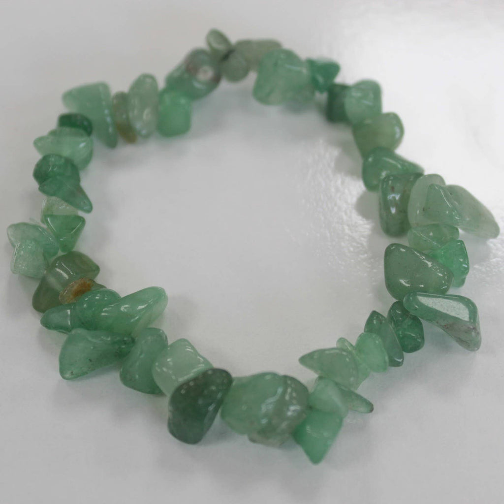 Green Aventurine Chip Bracelet – Luck & Opportunity