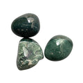 Moss Agate Tumbled Stone – Growth & Abundance – Natural Green Crystal