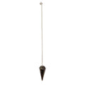Labradorite Pendulum – 6-Sided Faceted Dowser – Magic & Transformation – Silver Chain