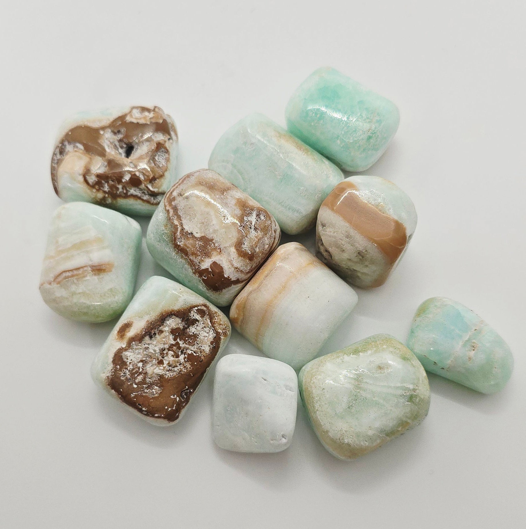 Caribbean Calcite Tumblestones – Emotional Release & Calm