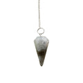 Rainbow Moonstone Dowsing Pendulum – Gemstone Pendulum for Intuition