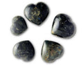 Labradorite Heart – 51-60mm – Polished Palm Stone – Transformation & Magic