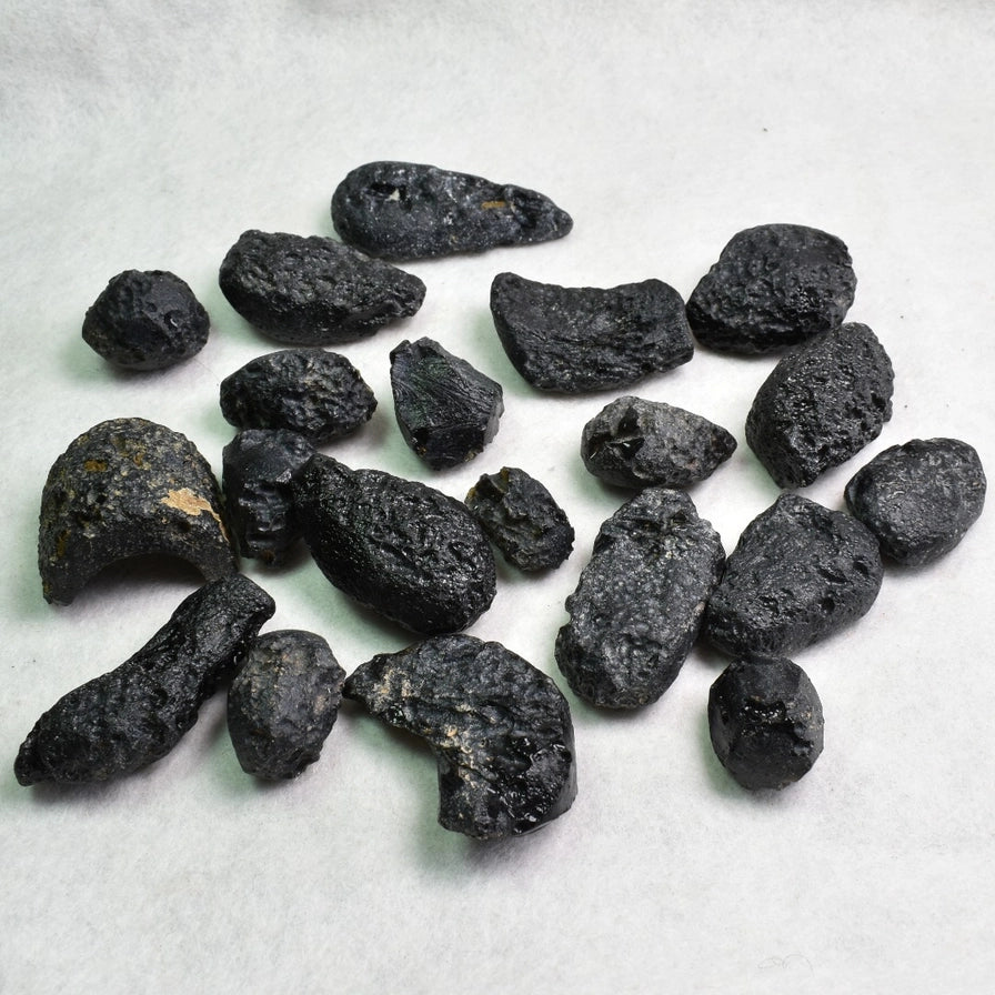 Black Tibetan Tektite Raw Rough – Protection & High Vibration