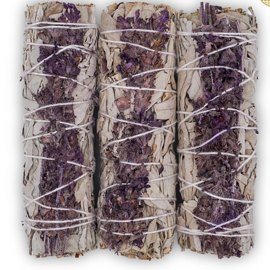 Lavender & White Sage Smudge Sticks – Calm & Cleansing