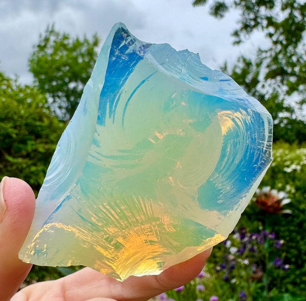 Rough Opalite Chunk – 1-5cm – Raw Glass Stone – Ethereal Glow