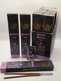 Amethyst incense crystal magic range full set – incense sticks, mini crystals, and information card