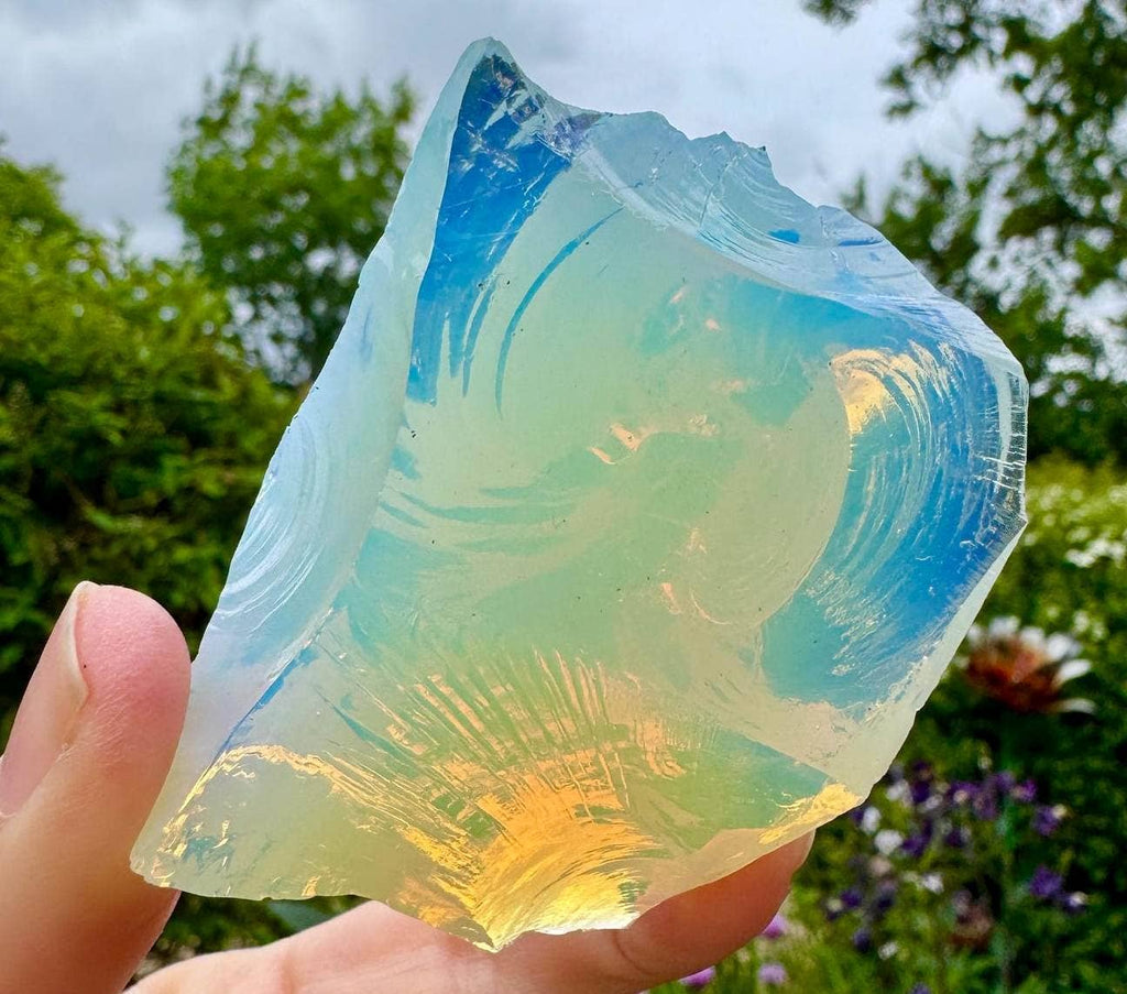 Rough Opalite Chunk – 1-5cm – Raw Glass Stone – Ethereal Glow
