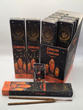 Carnelian incense crystal magic range full set – incense sticks, mini crystals, and information card