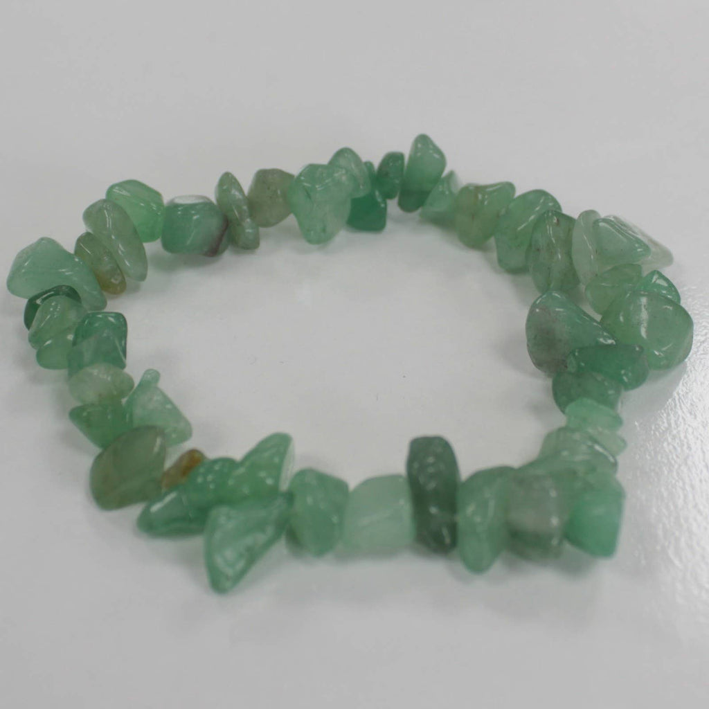 Green Aventurine Chip Bracelet – Luck & Opportunity