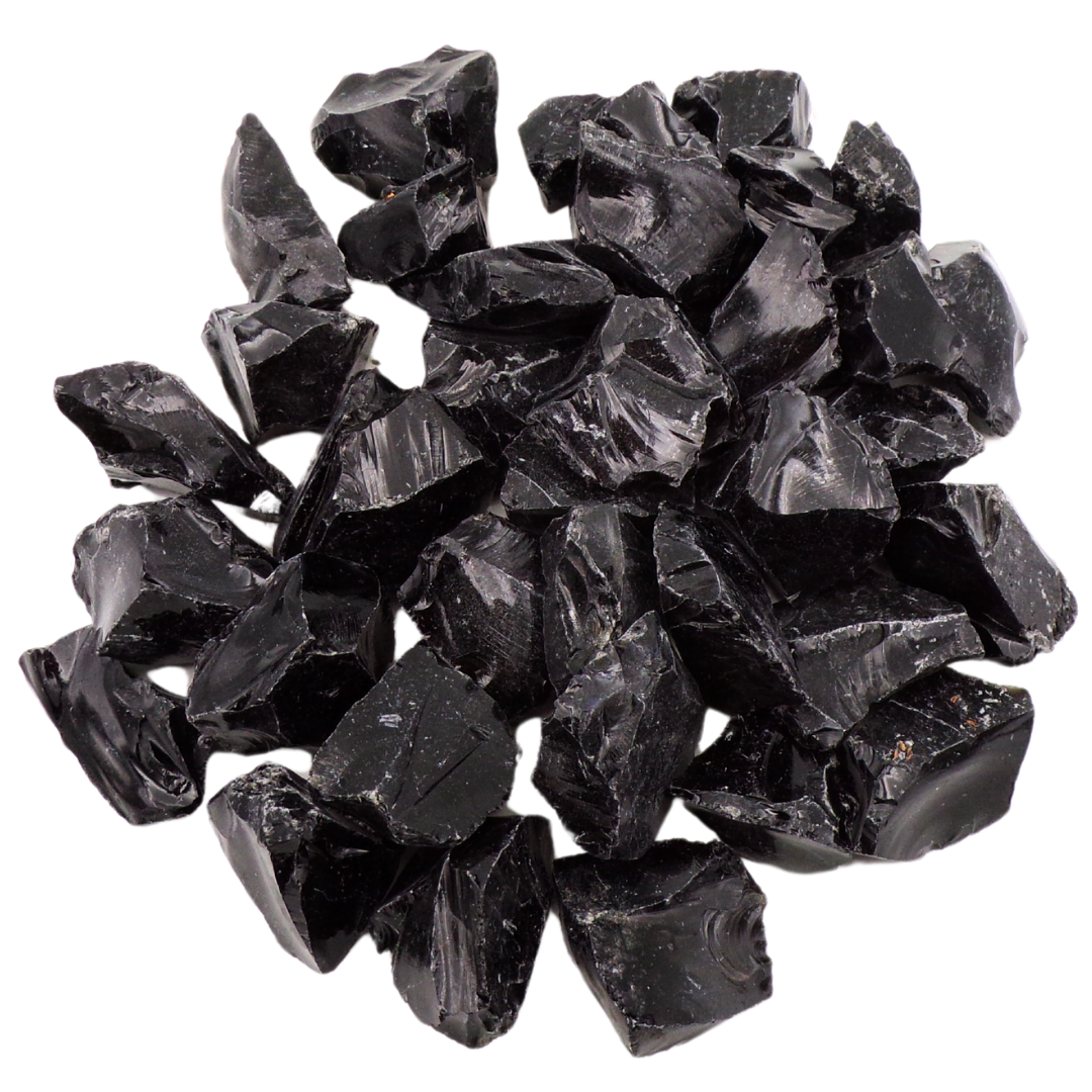 Raw Black Obsidian for Protection & Grounding
