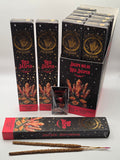 Red jasper incense crystal magic range full set – incense sticks, mini crystals, and information card
