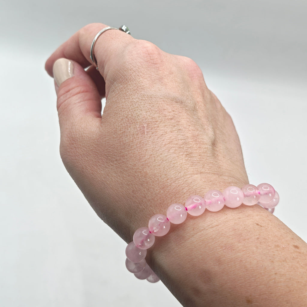 Natural Rose Quartz Bracelet A+ Grade