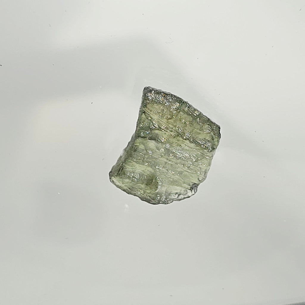 Genuine Moldavite Raw Chip – Transformation & High Vibration 0.8-0.9G