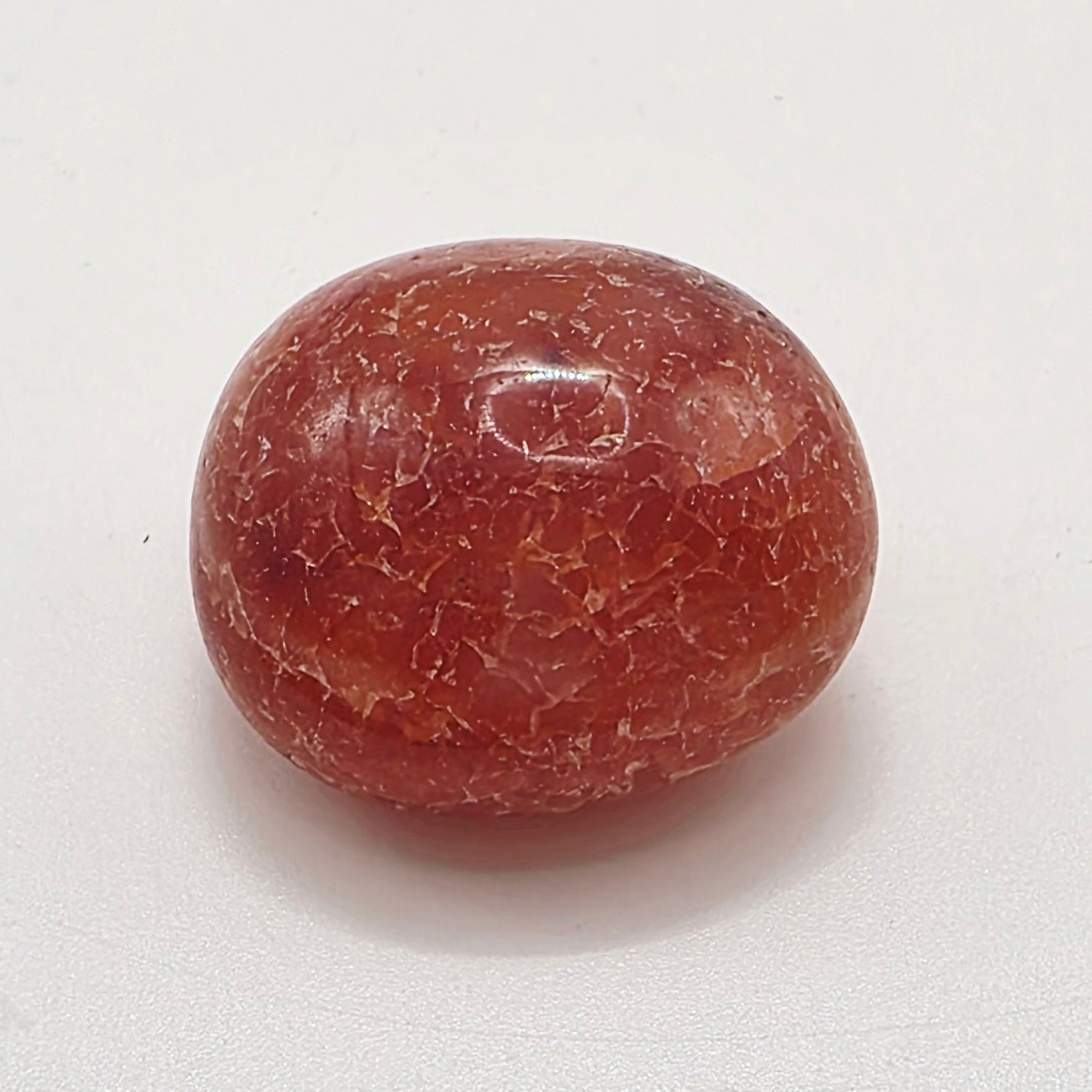 Carnelian Tumblestone – Sacral Chakra Stone for Passion & Courage