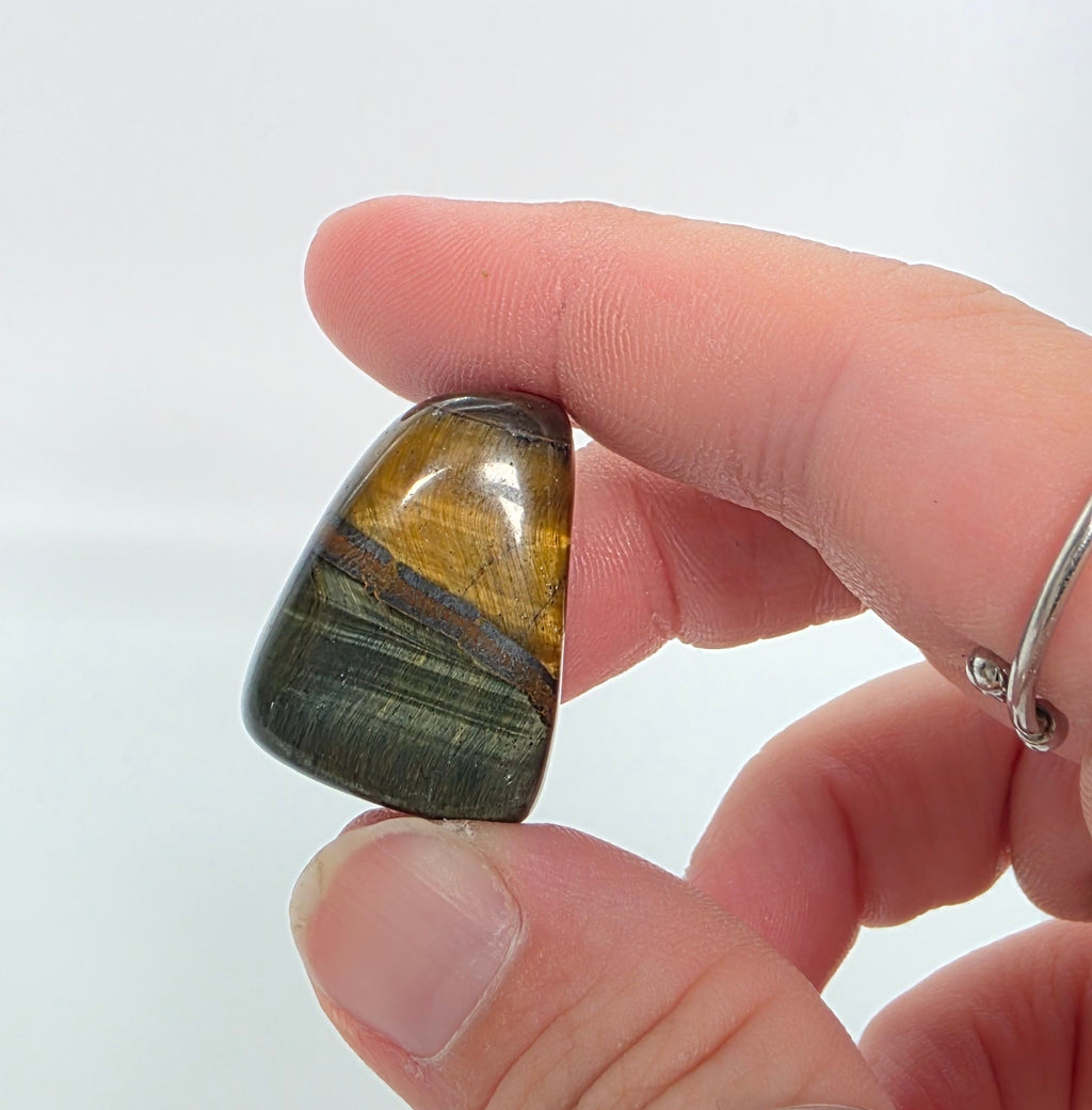Blue Tigers Eye Tumblestones – Vision, Protection & Intuition