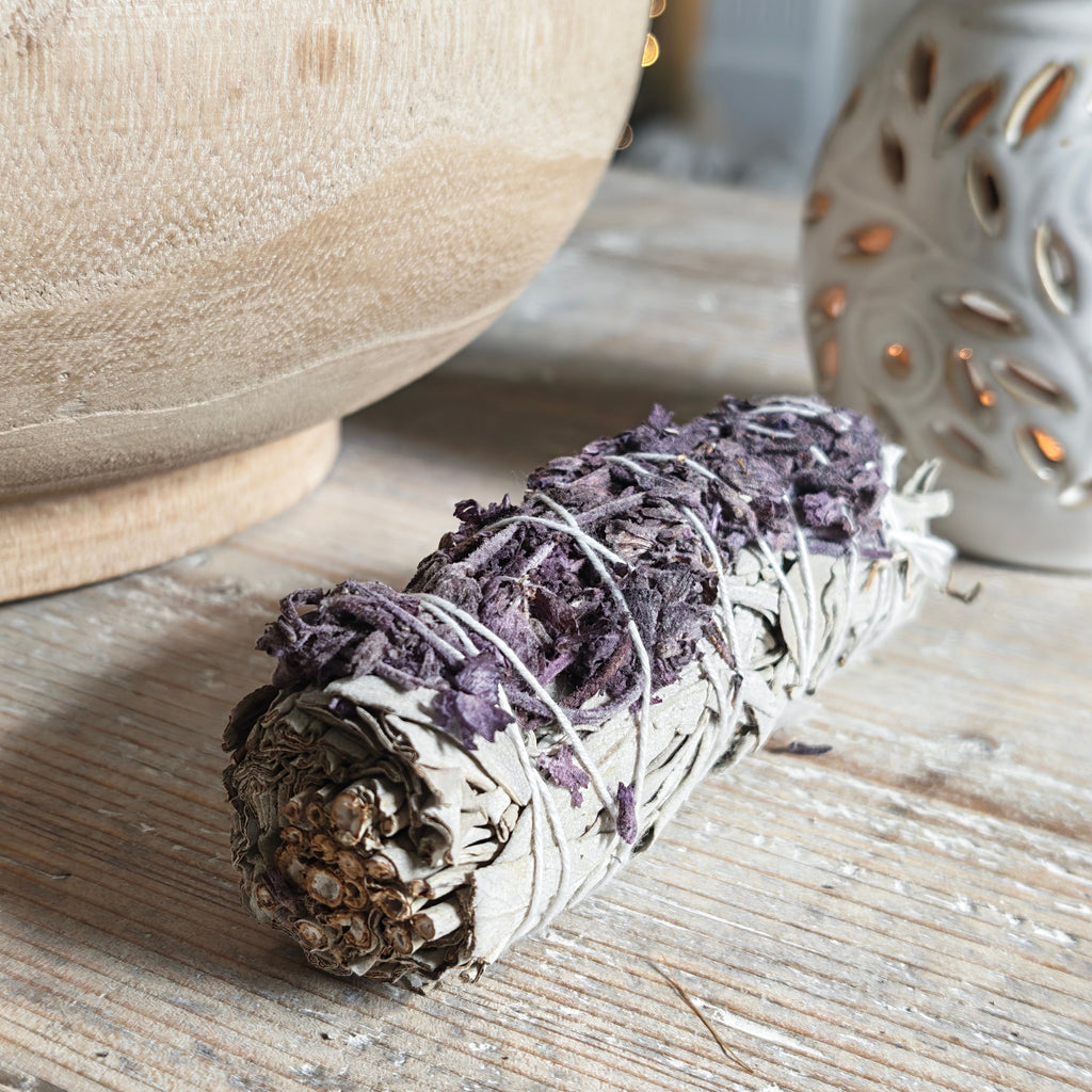 Lavender & White Sage Smudge Sticks – Calm & Cleansing