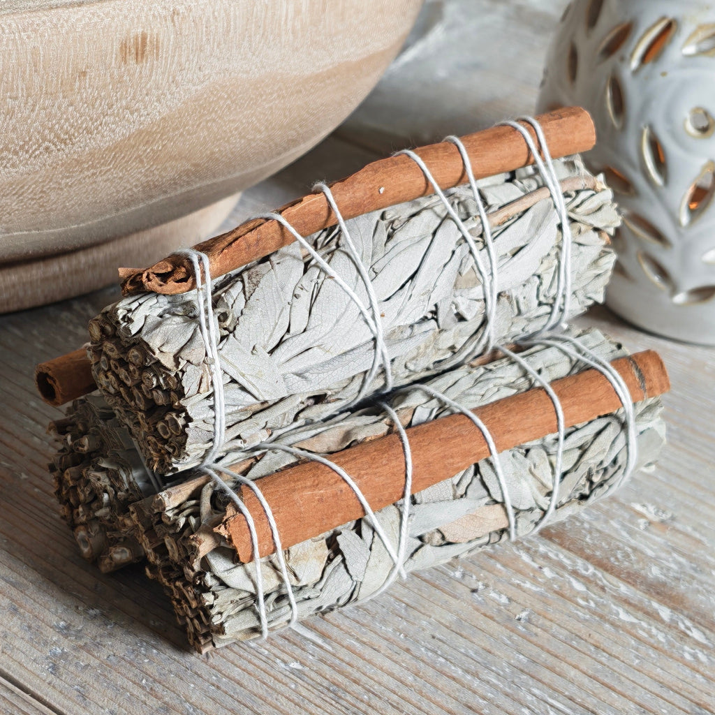 Cinnamon & White Sage Smudge Stick – California