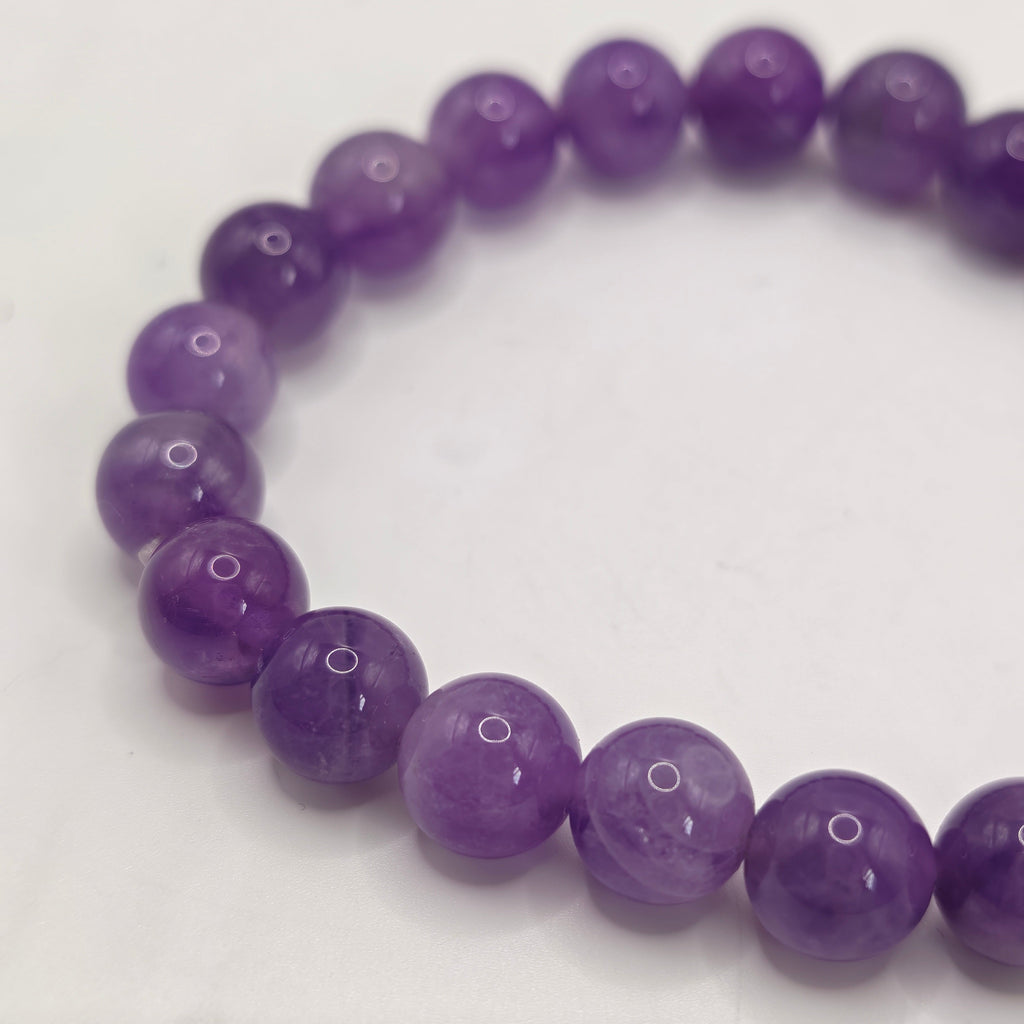 Amethyst Bracelet A+ 8mm for Calm & Clarity