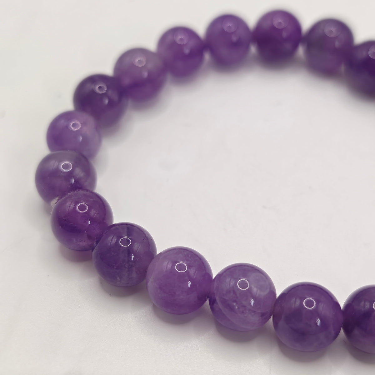 Amethyst Bracelet A+ 8mm for Calm & Clarity