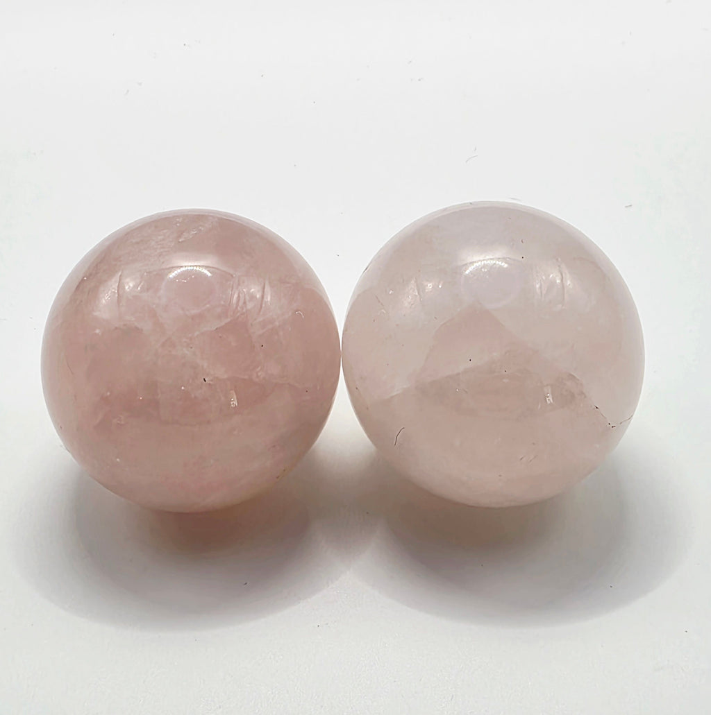 Rose Quartz Crystal Ball Sphere  – Natural Genuine Crystal – Madagascar – Self-Love & Heart Healing