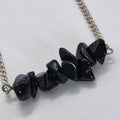 Silver Chain Chip Bracelet – Natural Gemstone Chip Bracelet – Choose Your Stone