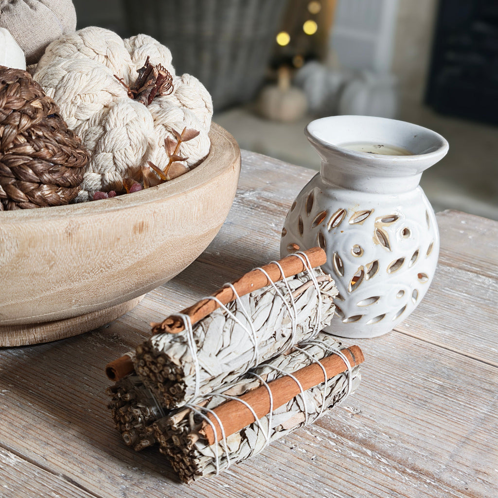 Cinnamon & White Sage Smudge Stick – California