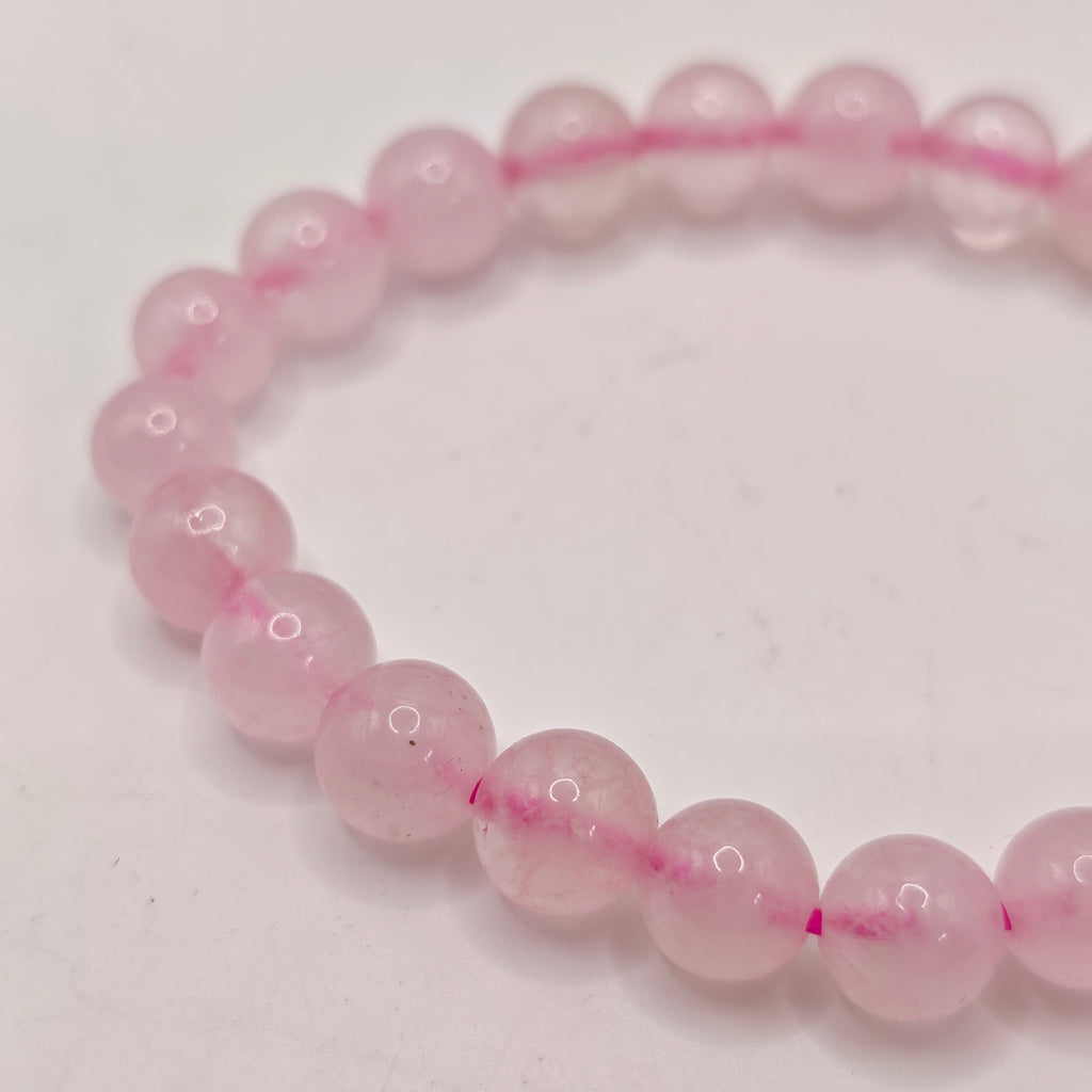 Natural Rose Quartz Bracelet A+ Grade