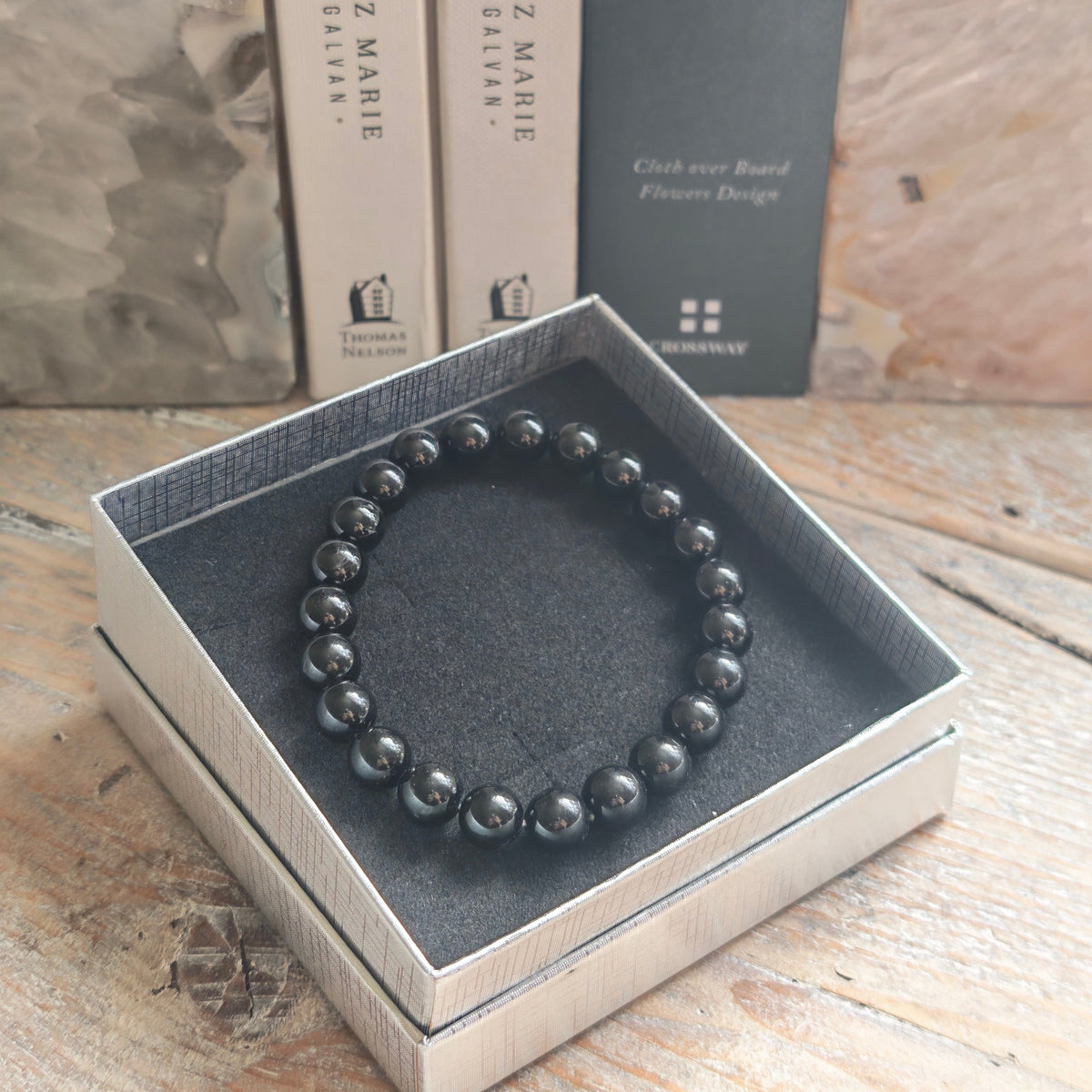 Black Tourmaline Bracelet A+ 8mm for Protection