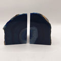 Deep Blue Agate Bookends – 1.4kg
