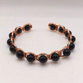 Copper & Black Obsidian Bracelet for Grounding | Inner Peace