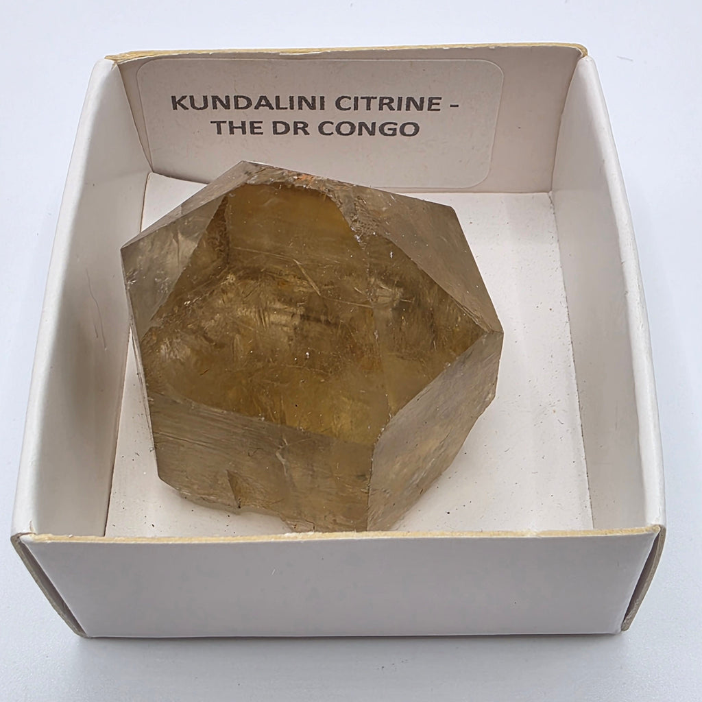 Natural Citrine Point – Congo – Genuine Natural Colour – Not Heat Treated – 6-7cm