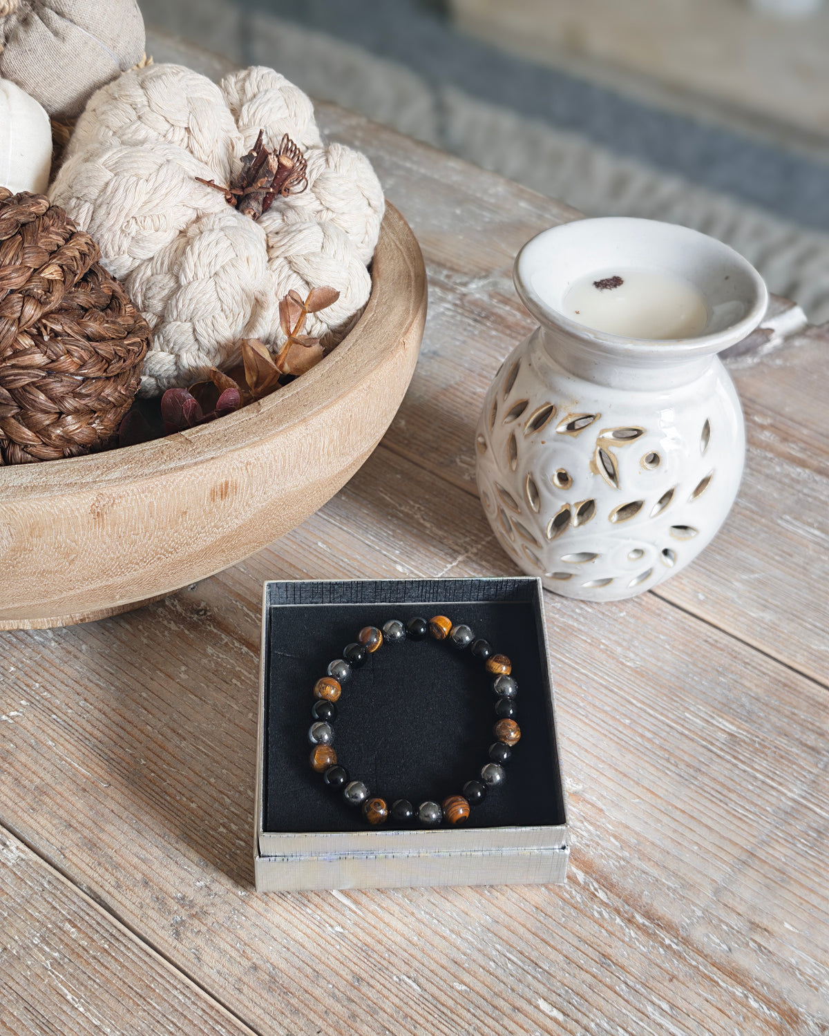 Triple Protection Crystal Bracelet 8mm A+