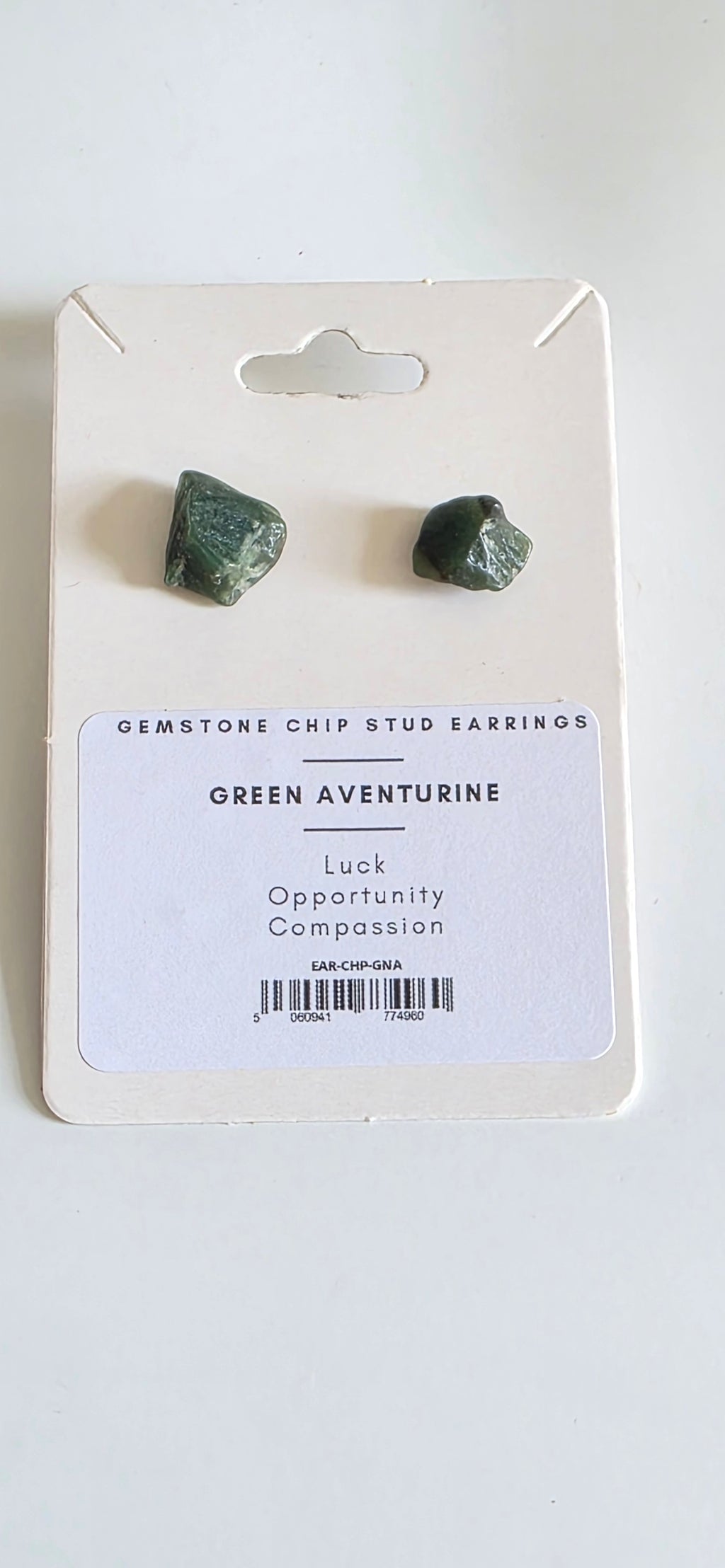 Gemstone Chip Stud Earrings – 1cm – Natural Gemstone – Silver Plated – Choose Your Stone