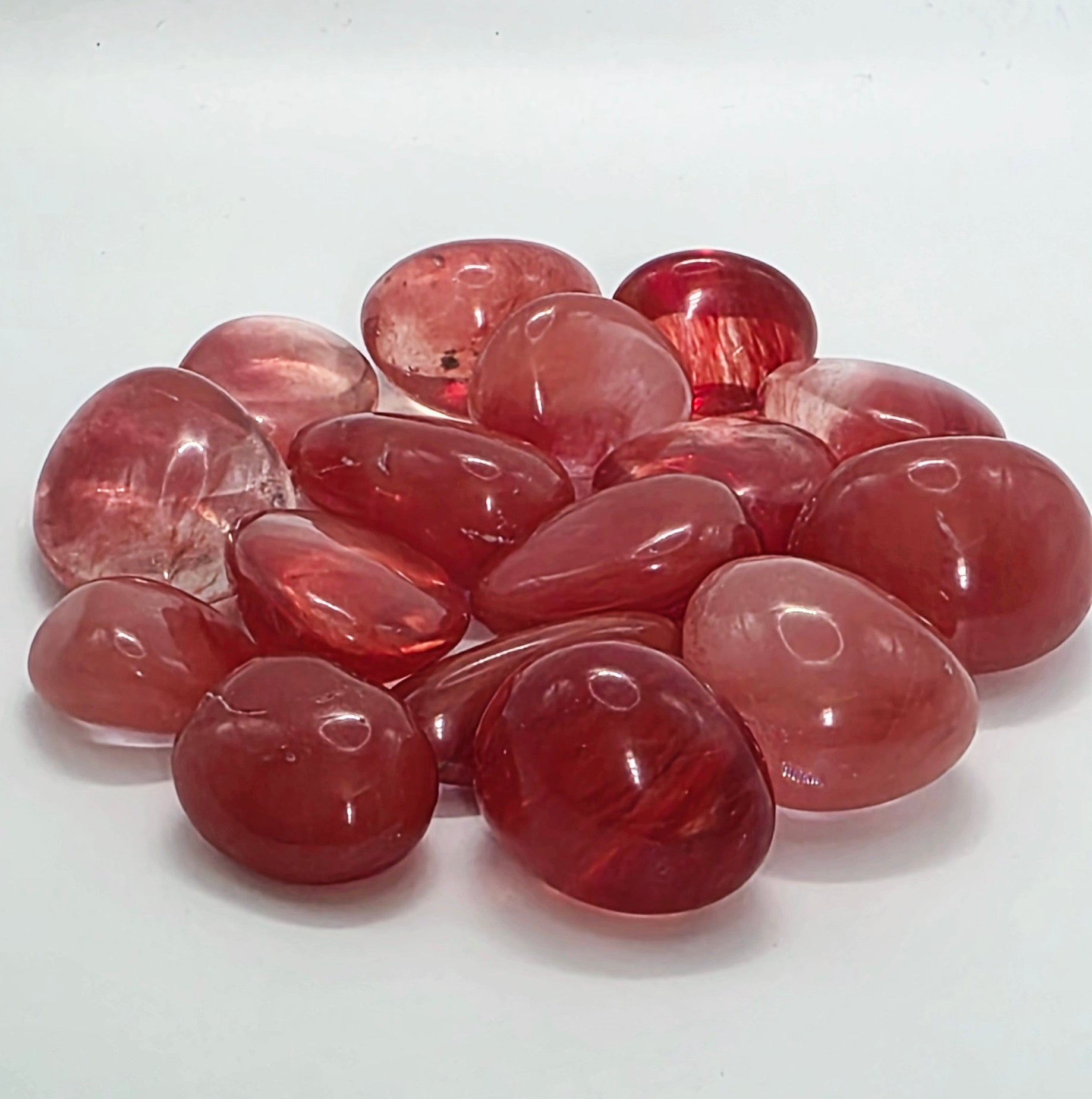 Watermelon Quartz Tumbled Stone – Pink & Green – Love & Harmony