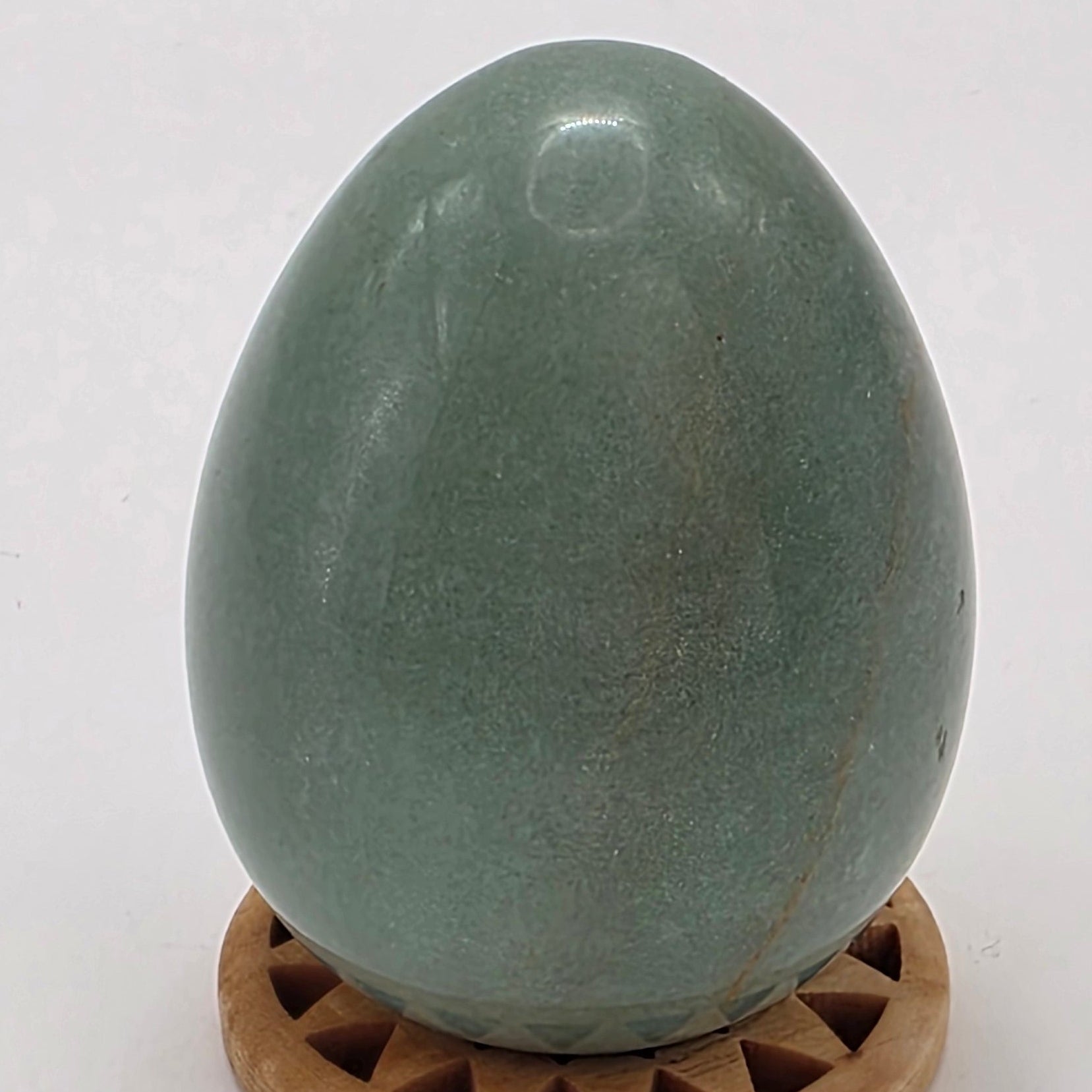 Green Aventurine Crystal Egg Luck · Opportunity · Heart Healing