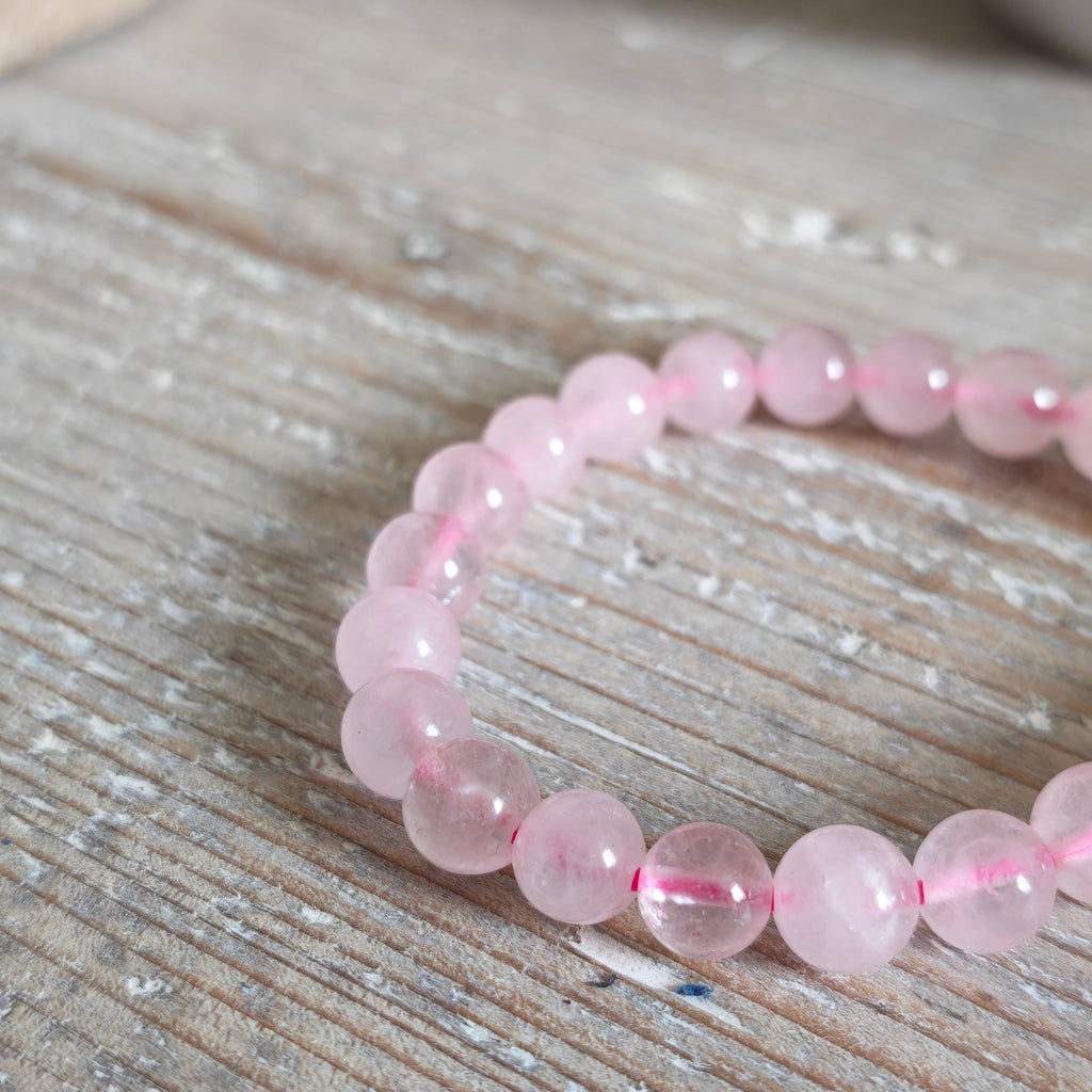Natural Rose Quartz Bracelet A+ Grade