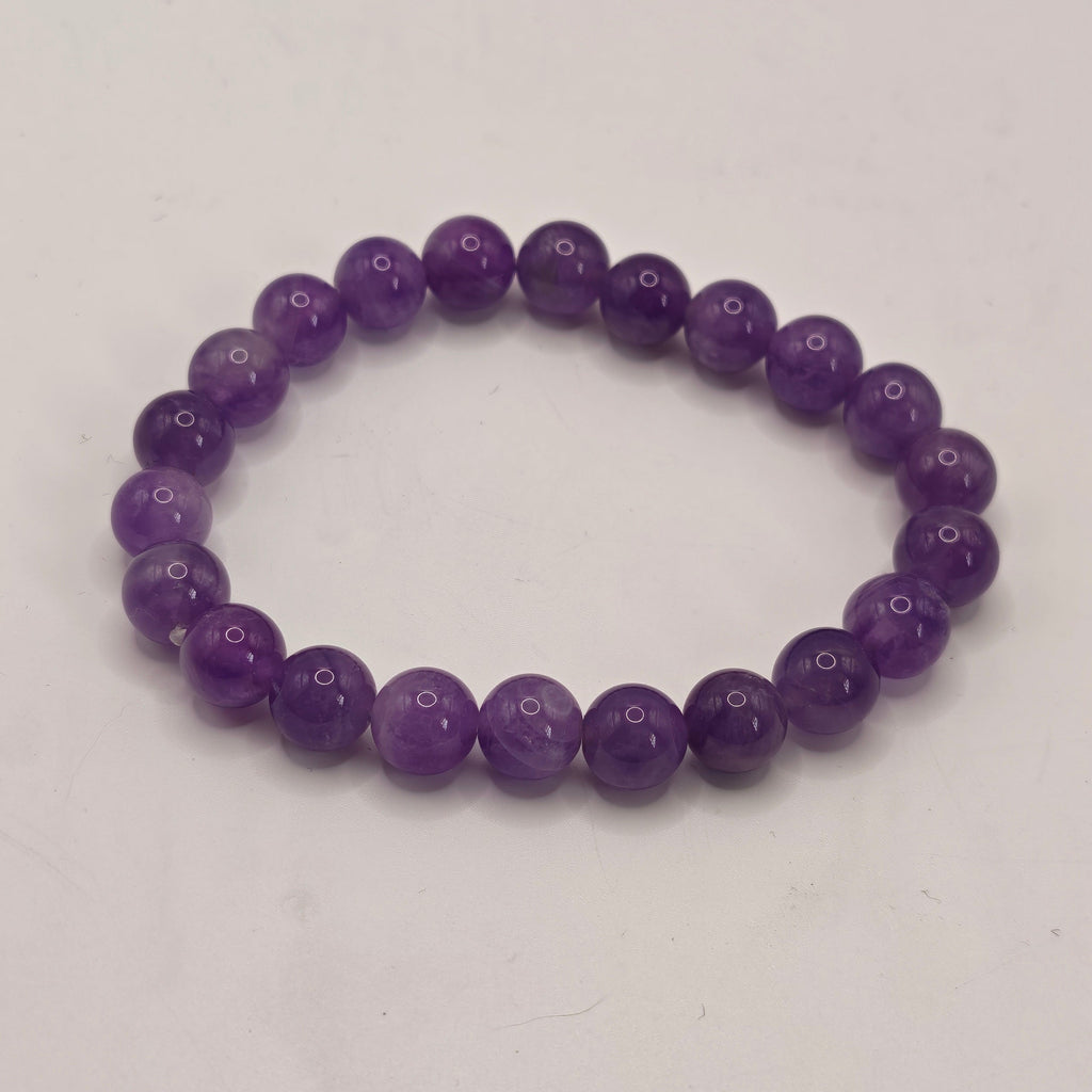 Amethyst Bracelet A+ 8mm for Calm & Clarity