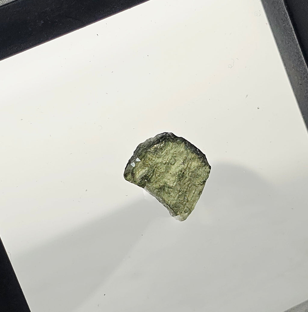 Genuine Moldavite Raw Chip – Transformation & High Vibration 0.8-0.9G