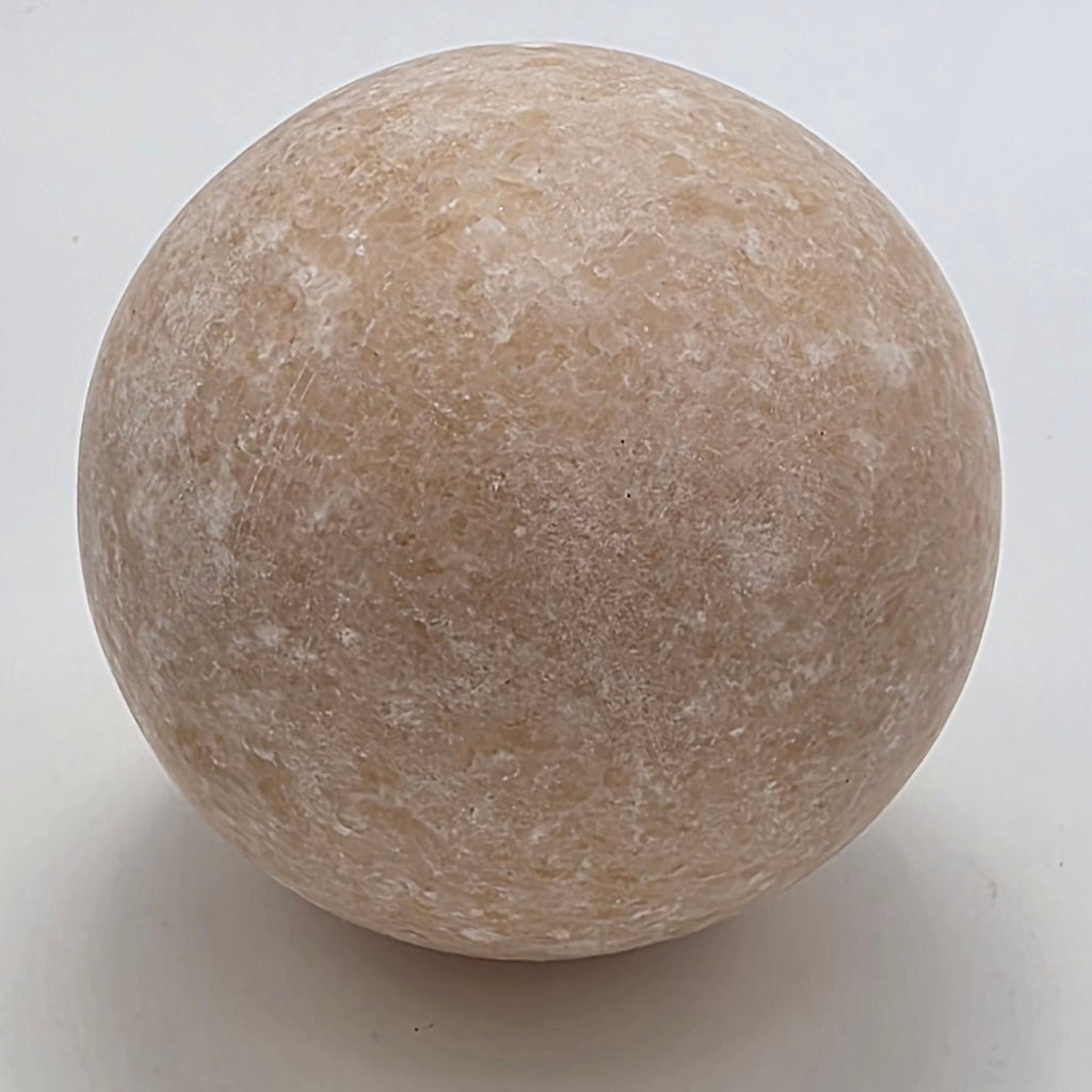 Peach Calcite Crystal Sphere 4cm – Emotional Healing & Creativity