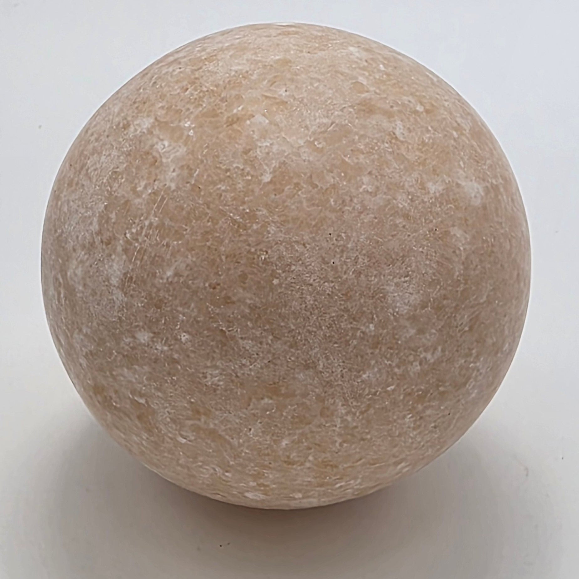 Peach Calcite Crystal Sphere 4cm – Emotional Healing & Creativity