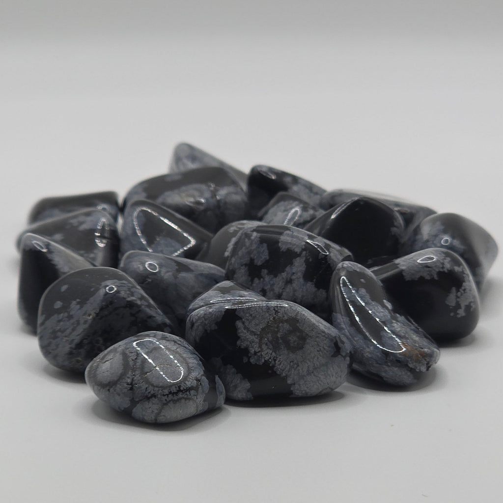 Snowflake Obsidian Tumbled Stone – 2-3cm – Purity & Clarity