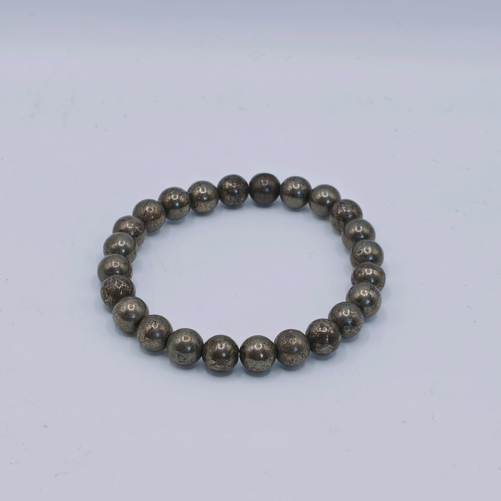 Pyrite Bracelet A+ 8mm for Abundance & Success