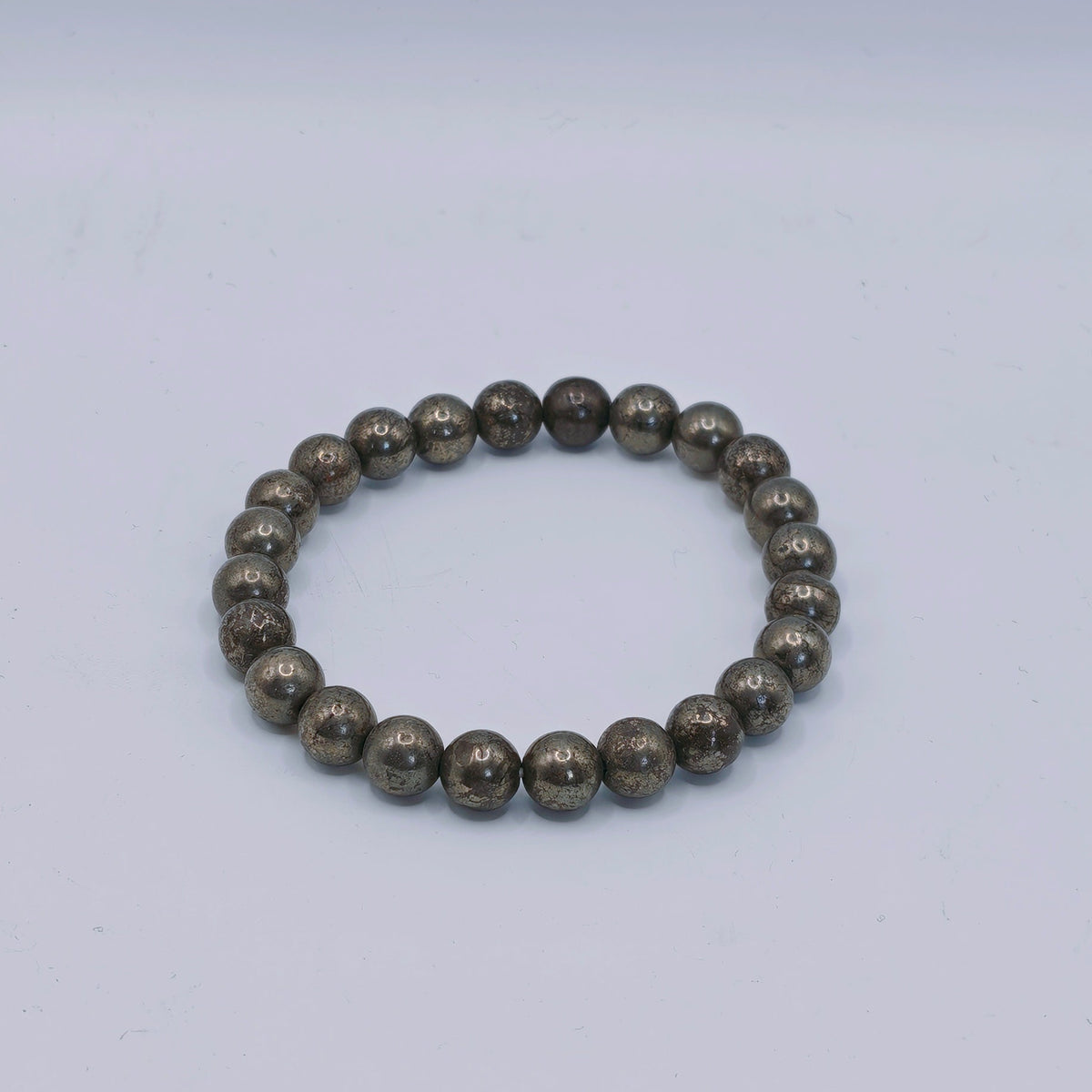 Pyrite Bracelet A+ 8mm for Abundance & Success