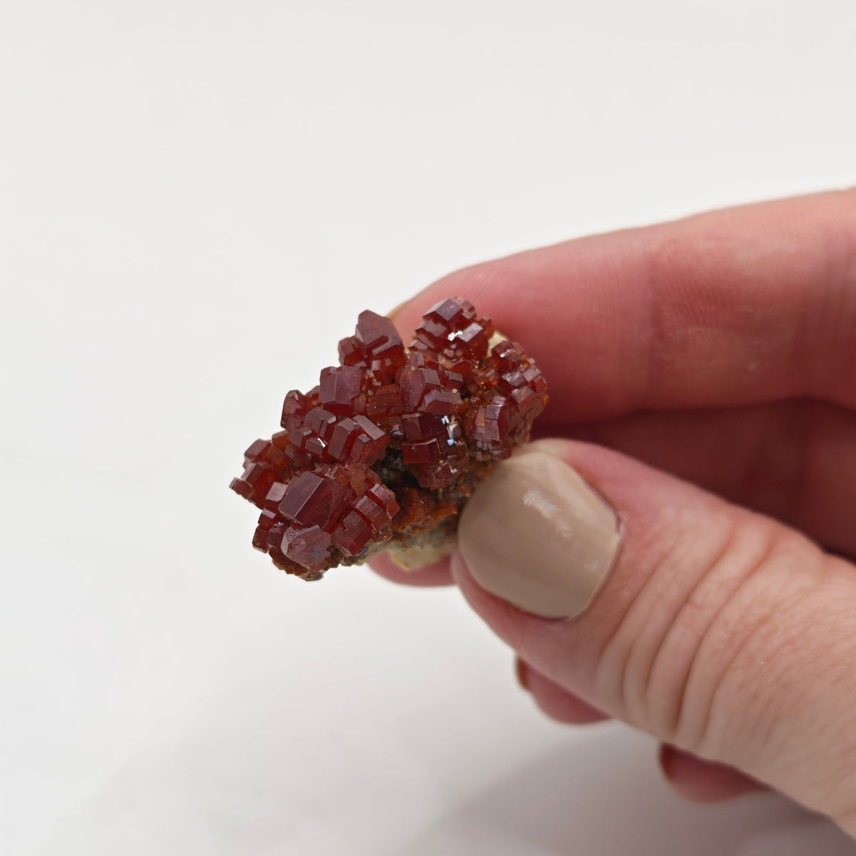 Vanadinite Crystal Piece #1 – 21g Raw Mineral
