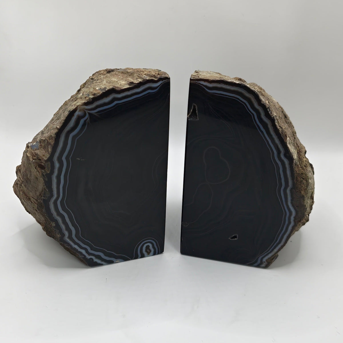 Black & White Agate Bookends – 3.2kg
