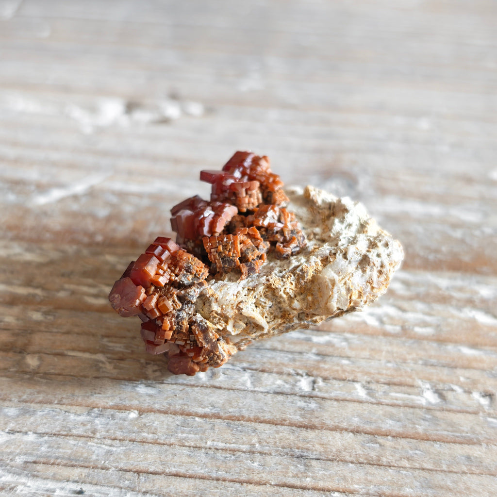 Vanadinite Crystal Piece #1 – 21g Raw Mineral