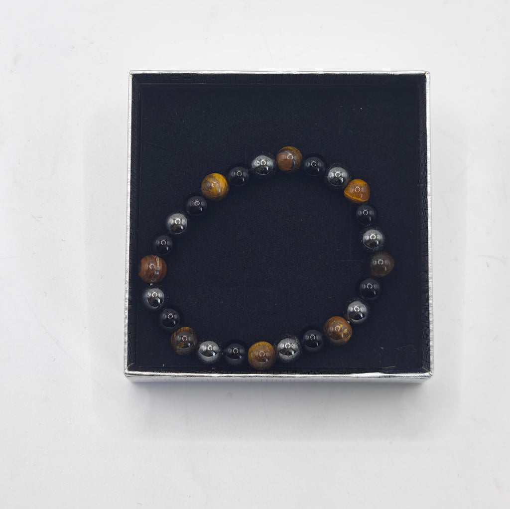Triple Protection Crystal Bracelet 8mm A+
