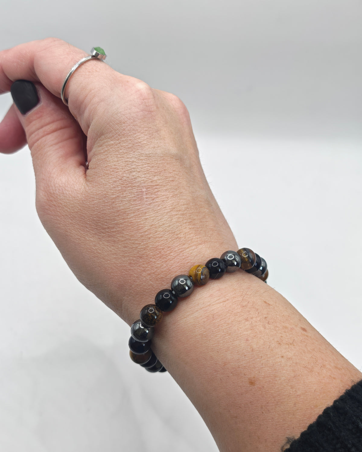 Triple Protection Crystal Bracelet 8mm A+