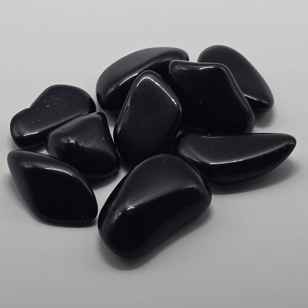 Black Obsidian Tumbled Stone – 2-3cm – Protection & Grounding