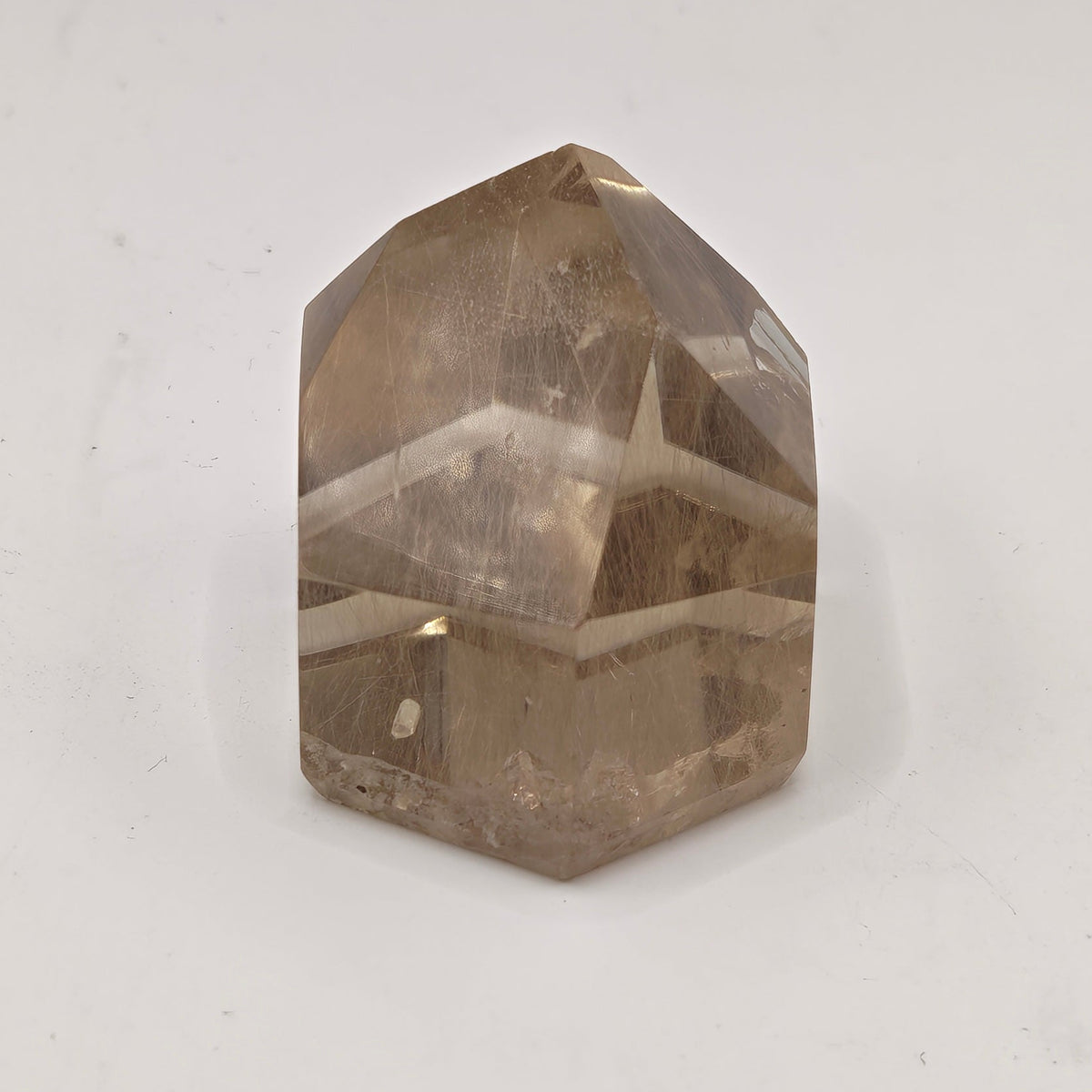 Natural Citrine Point Brazil with Inclusions, 4cm Not Heat Treated
